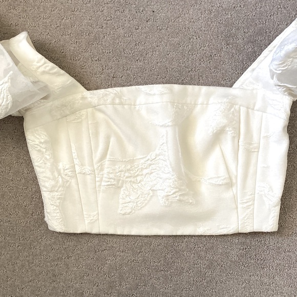 PREA JAMES BRIDAL Anja burnout organza bodice, 10. - Picture 6 of 16